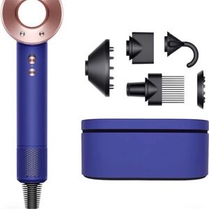 Dyson Hair Dryer Set - Blue and Rose Gold